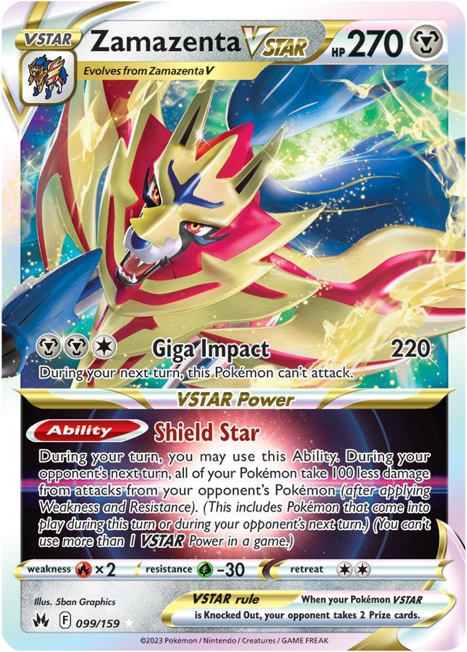 Zamazenta VSTAR (099/159) [Sword & Shield: Crown Zenith] | Exor Games Bridgewater