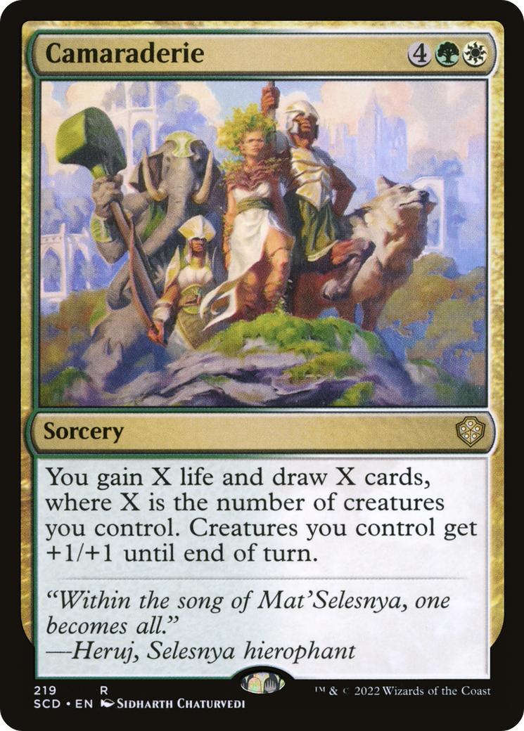 Camaraderie [Starter Commander Decks] | Exor Games Bridgewater