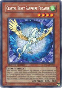 Crystal Beast Sapphire Pegasus [CT04-EN002] Secret Rare | Exor Games Bridgewater