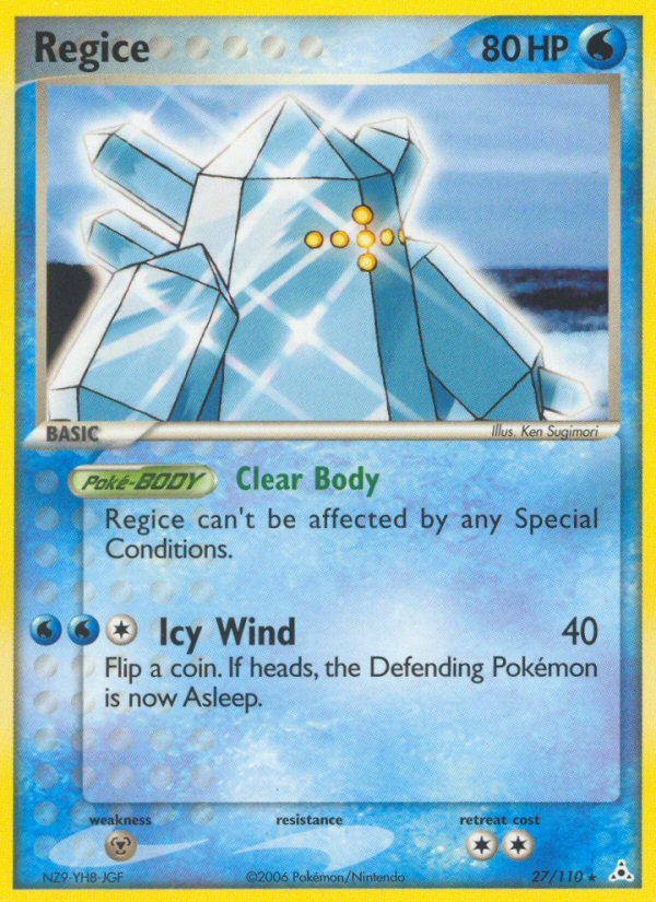 Regice (27/110) [EX: Holon Phantoms] | Exor Games Bridgewater