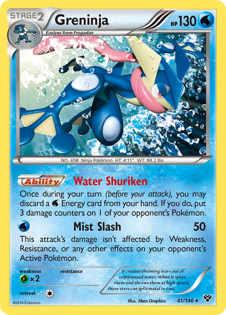 Greninja (41/146) (Cosmos Holo) (Blister Exclusive) [XY: Base Set] | Exor Games Bridgewater