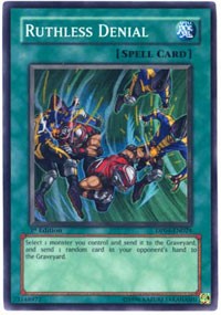 Ruthless Denial [DP04-EN024] Super Rare | Exor Games Bridgewater