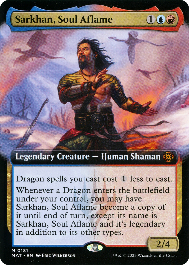 Sarkhan, Soul Aflame (Extended Art) [March of the Machine: The Aftermath] | Exor Games Bridgewater