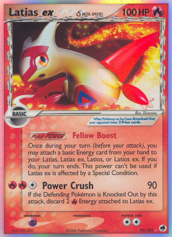 Latias ex (95/101) (Delta Species) [EX: Dragon Frontiers] | Exor Games Bridgewater