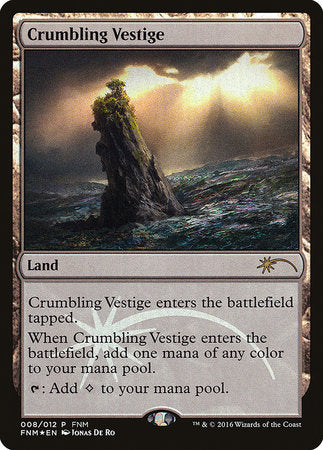 Crumbling Vestige [Friday Night Magic 2016] | Exor Games Bridgewater