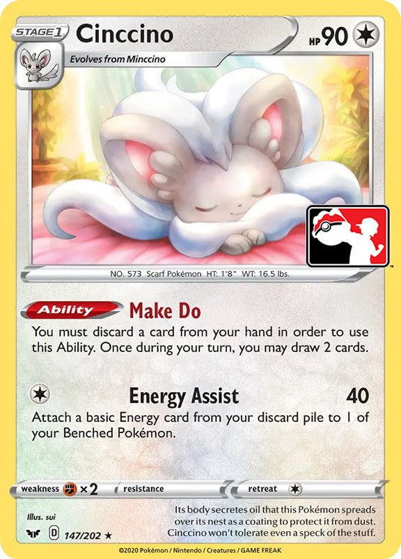 Cinccino (147/202) [Prize Pack Series One] | Exor Games Bridgewater