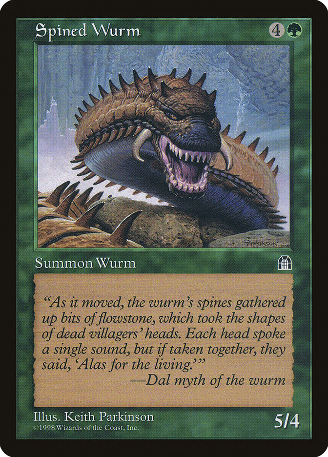 Spined Wurm [Stronghold] | Exor Games Bridgewater