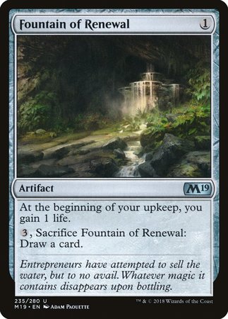 Fountain of Renewal [Core Set 2019] | Exor Games Bridgewater