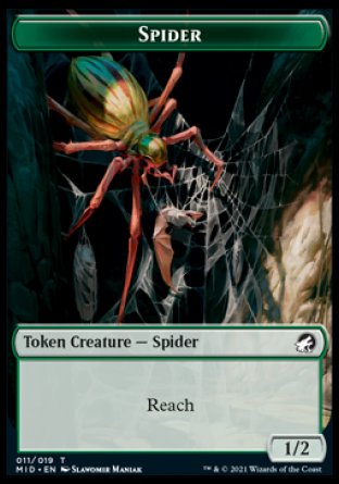 Beast (007) // Spider Double-sided Token [Innistrad: Midnight Hunt Commander] | Exor Games Bridgewater