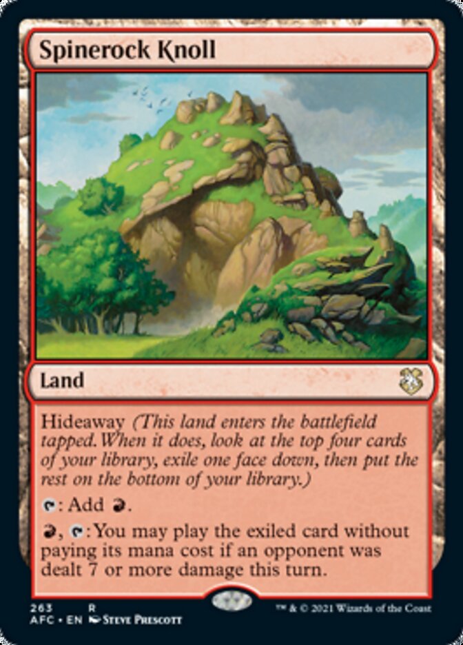 Spinerock Knoll [Dungeons & Dragons: Adventures in the Forgotten Realms Commander] | Exor Games Bridgewater