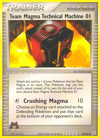 Team Magma Technical Machine 01 (84/95) [EX: Team Magma vs Team Aqua] | Exor Games Bridgewater