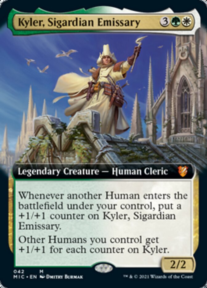 Kyler, Sigardian Emissary (Extended) [Innistrad: Midnight Hunt Commander] | Exor Games Bridgewater