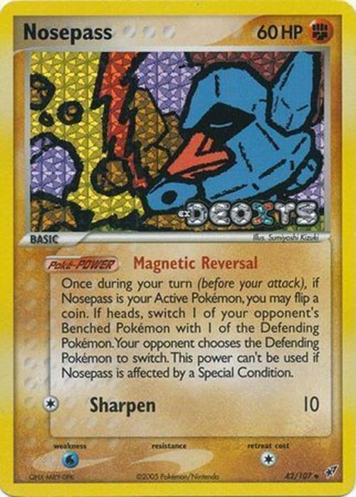 Nosepass (42/107) (Stamped) [EX: Deoxys] | Exor Games Bridgewater