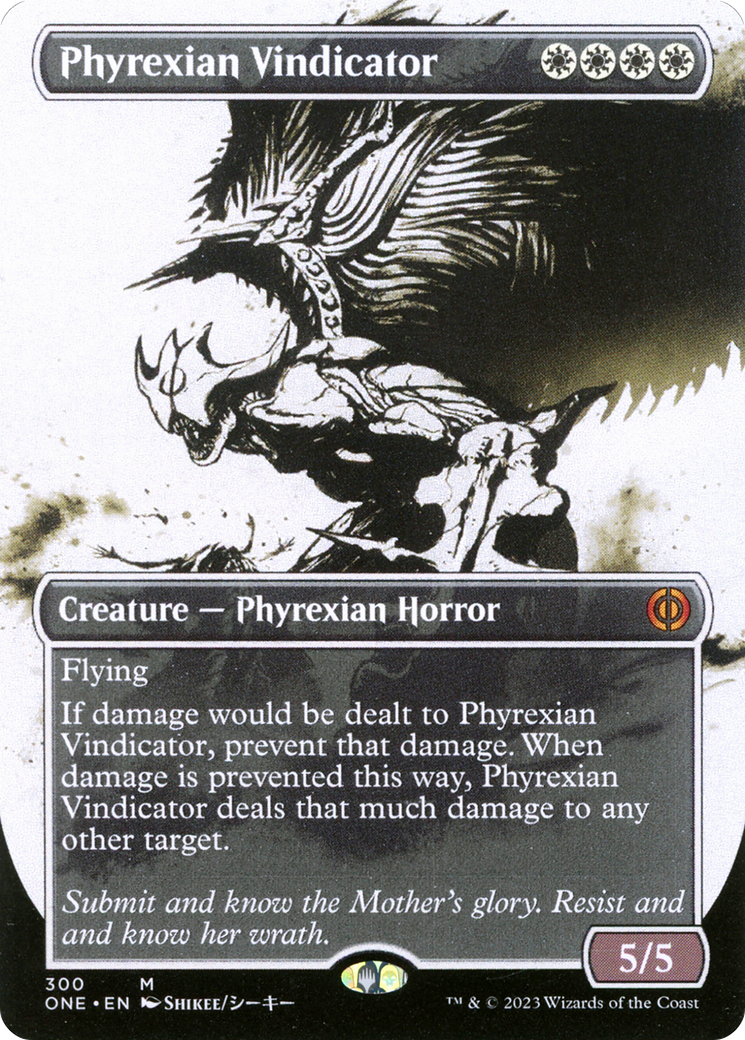 Phyrexian Vindicator (Borderless Ichor) [Phyrexia: All Will Be One] | Exor Games Bridgewater