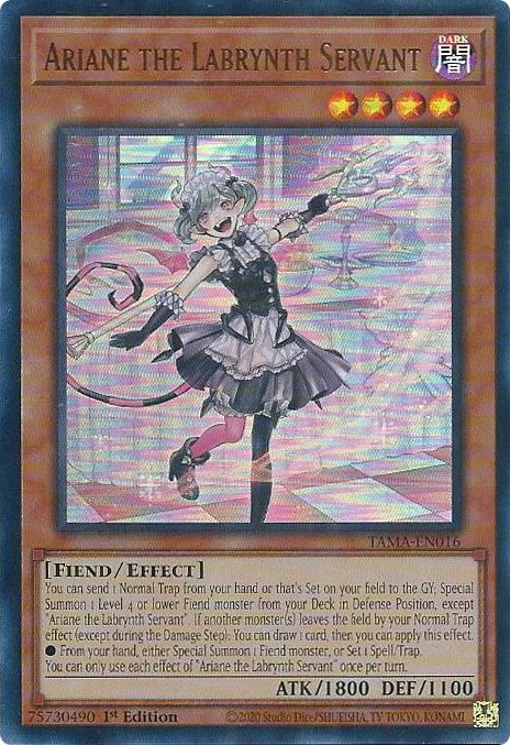 Ariane the Labrynth Servant [TAMA-EN016] Ultra Rare | Exor Games Bridgewater