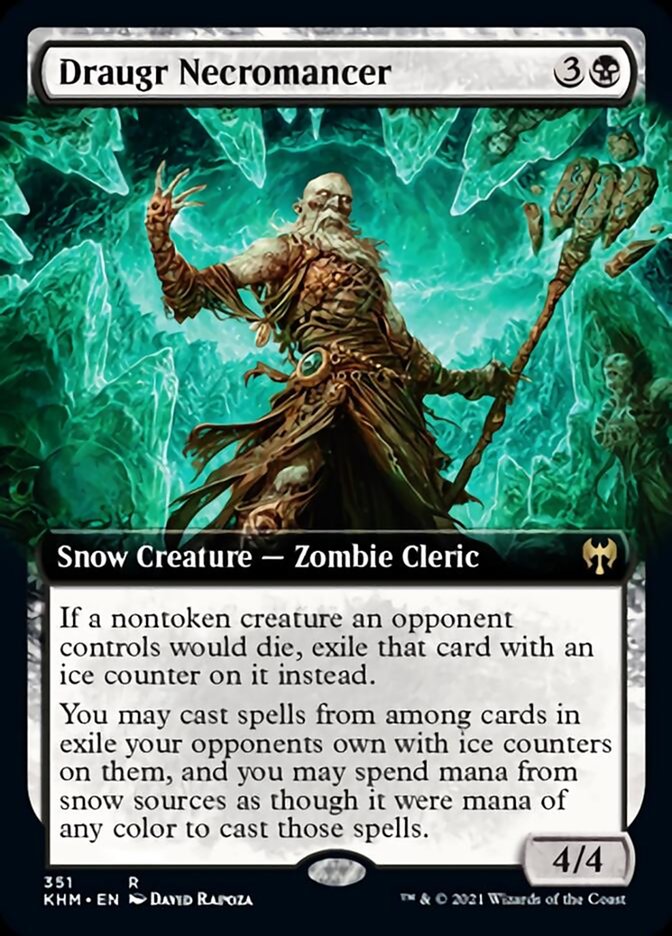 Draugr Necromancer (Extended Art) [Kaldheim] | Exor Games Bridgewater