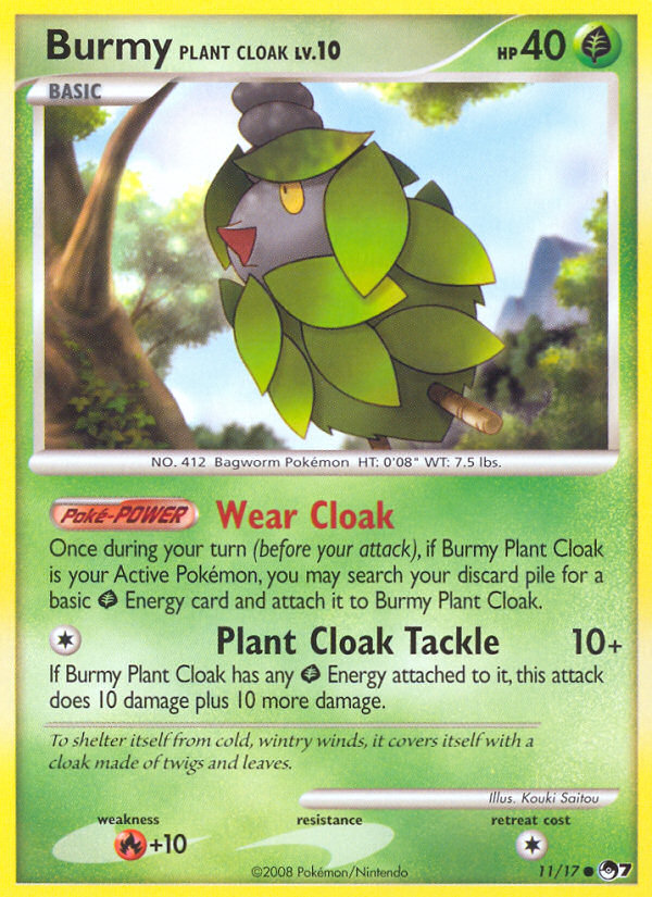 Burmy Plant Cloak (11/17) [POP Series 7] | Exor Games Bridgewater