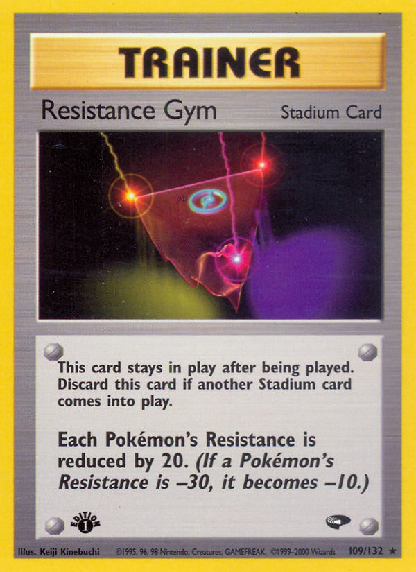 Resistance Gym (109/132) [Gym Challenge 1st Edition] | Exor Games Bridgewater