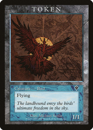 Bird Token (Invasion) [Magic Player Rewards 2001] | Exor Games Bridgewater