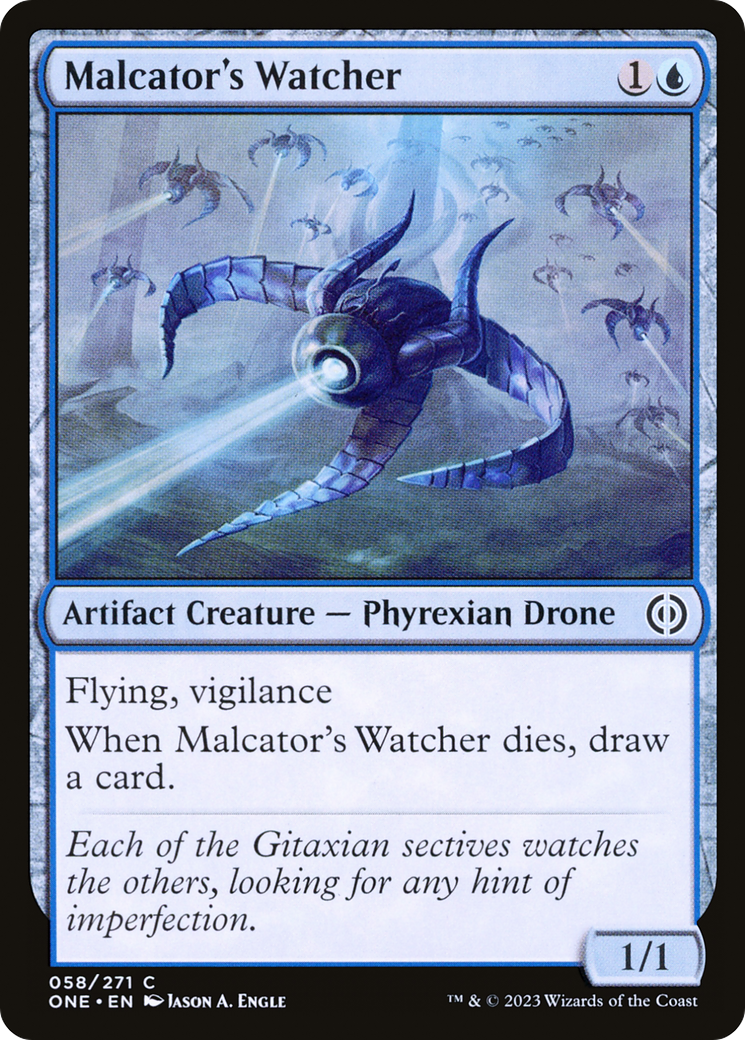 Malcator's Watcher [Phyrexia: All Will Be One] | Exor Games Bridgewater