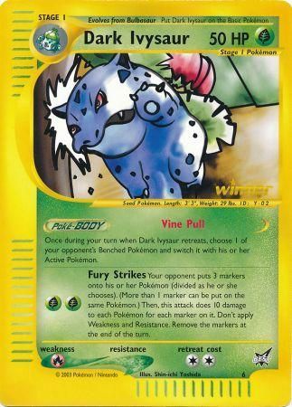 Dark Ivysaur (6) (Winner) (Jumbo Card) [Best of Promos] | Exor Games Bridgewater