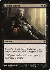 Sorin's Thirst [Duel Decks: Sorin vs. Tibalt] | Exor Games Bridgewater