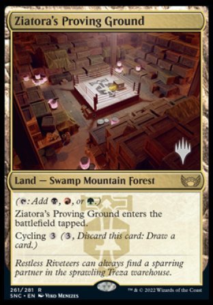 Ziatora's Proving Ground (Promo Pack) [Streets of New Capenna Promos] | Exor Games Bridgewater