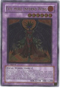 Evil Hero Inferno Wing (UTR) [GLAS-EN038] Ultimate Rare | Exor Games Bridgewater