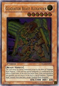 Gladiator Beast Alexander (UTR) [GLAS-EN017] Ultimate Rare | Exor Games Bridgewater