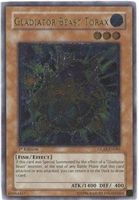 Gladiator Beast Torax (UTR) [GLAS-EN081] Ultimate Rare | Exor Games Bridgewater