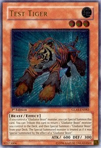 Test Tiger (UTR) [GLAS-EN082] Ultimate Rare | Exor Games Bridgewater