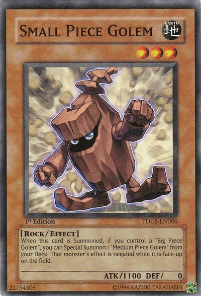 Small Piece Golem [TDGS-EN006] Common | Exor Games Bridgewater