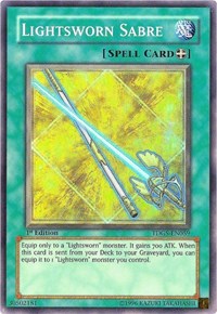 Lightsworn Sabre [TDGS-EN059] Super Rare | Exor Games Bridgewater