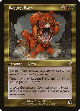 Raging Kavu [Invasion] | Exor Games Bridgewater