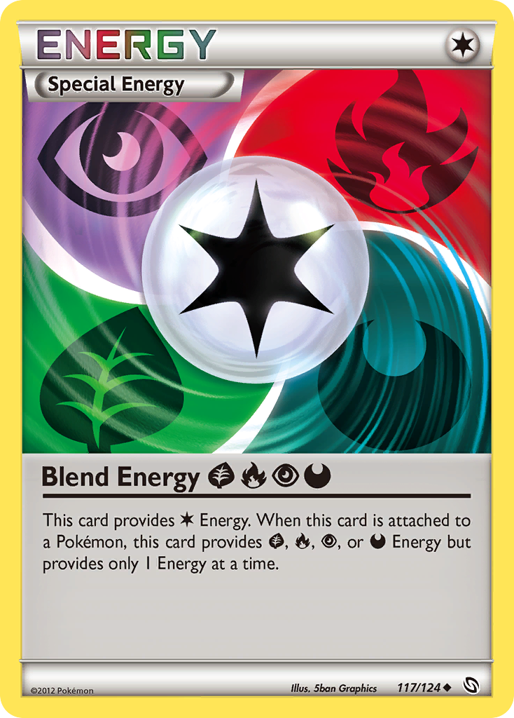 Blend Energy GrassFirePsychicDarkness (117/124) [Black & White: Dragons Exalted] | Exor Games Bridgewater