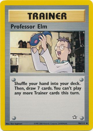 Professor Elm (96/111) [Neo Genesis Unlimited] | Exor Games Bridgewater