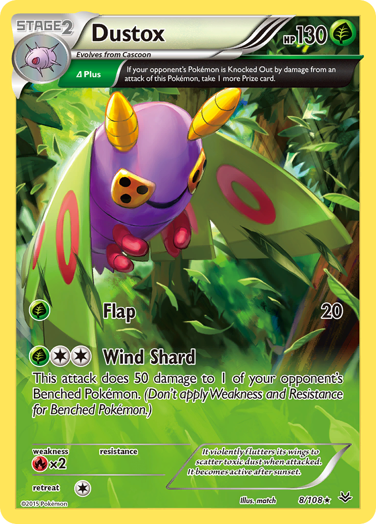 Dustox (8/108) [XY: Roaring Skies] | Exor Games Bridgewater