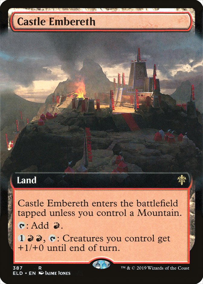 Castle Embereth (Extended Art) [Throne of Eldraine] | Exor Games Bridgewater