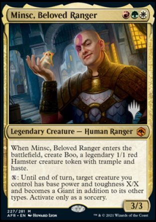 Minsc, Beloved Ranger (Promo Pack) [Dungeons & Dragons: Adventures in the Forgotten Realms Promos] | Exor Games Bridgewater