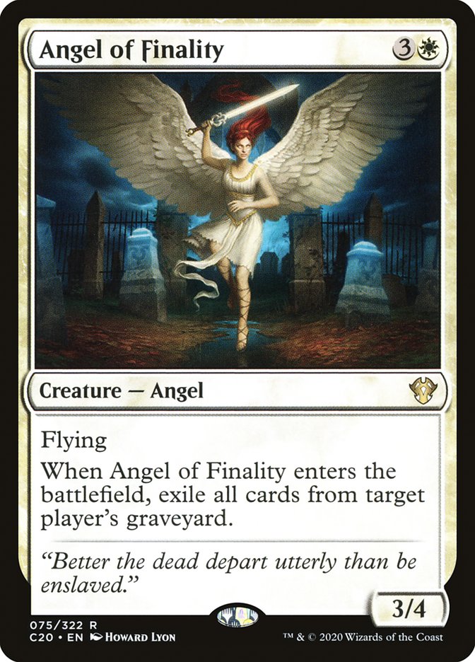 Angel of Finality [Commander 2020] | Exor Games Bridgewater