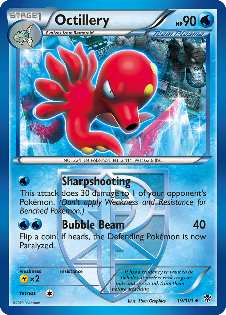 Octillery (19/101) [Black & White: Plasma Blast] | Exor Games Bridgewater