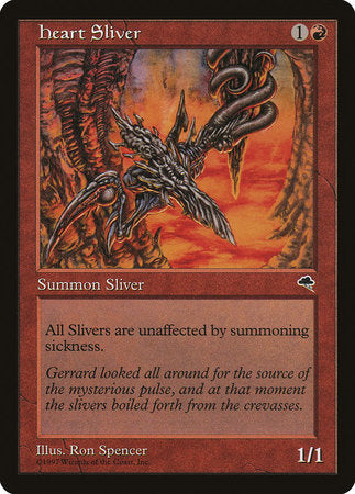 Heart Sliver [Tempest] | Exor Games Bridgewater