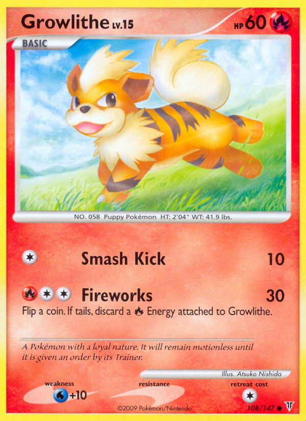 Growlithe (108/147) [Platinum: Supreme Victors] | Exor Games Bridgewater