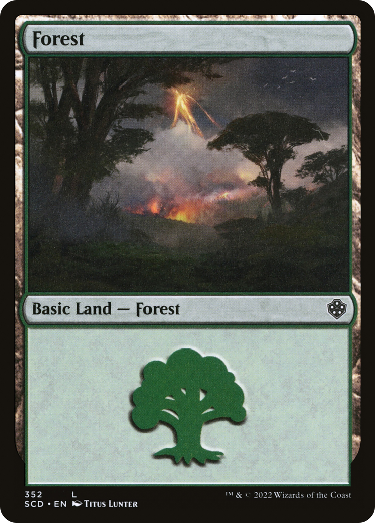 Forest (352) [Starter Commander Decks] | Exor Games Bridgewater