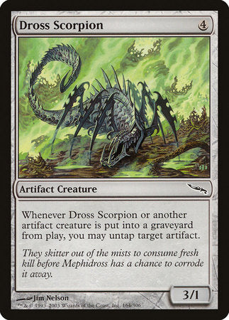 Dross Scorpion [Mirrodin] | Exor Games Bridgewater