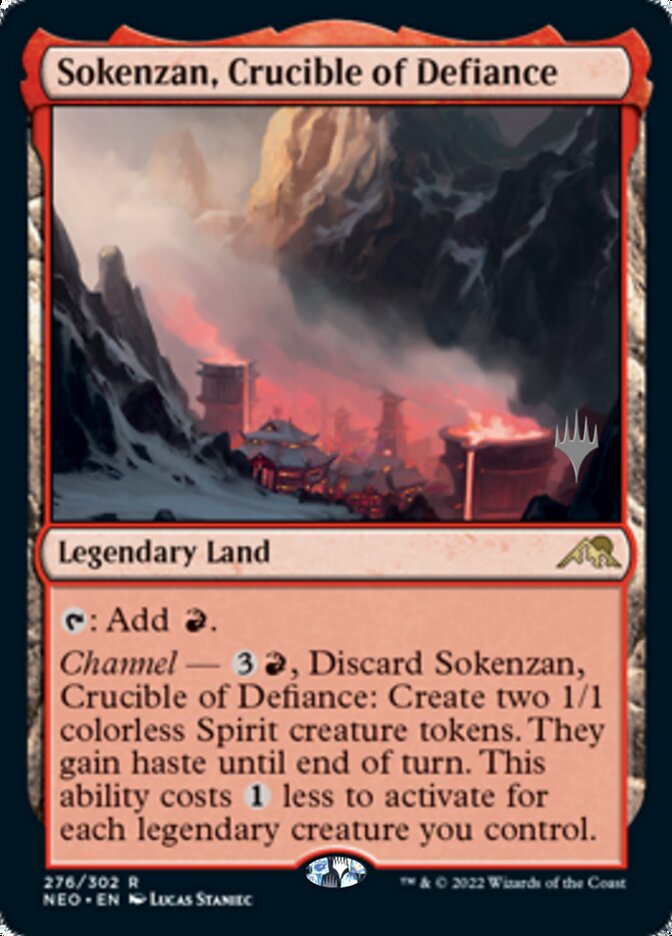 Sokenzan, Crucible of Defiance (Promo Pack) [Kamigawa: Neon Dynasty Promos] | Exor Games Bridgewater