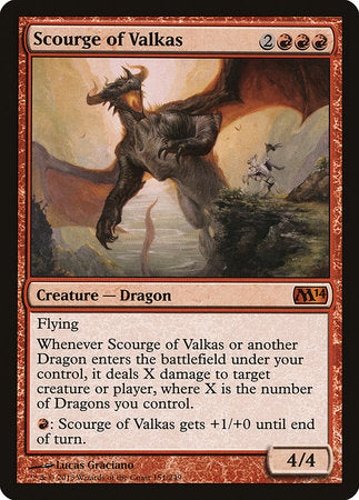 Scourge of Valkas [Magic 2014] | Exor Games Bridgewater