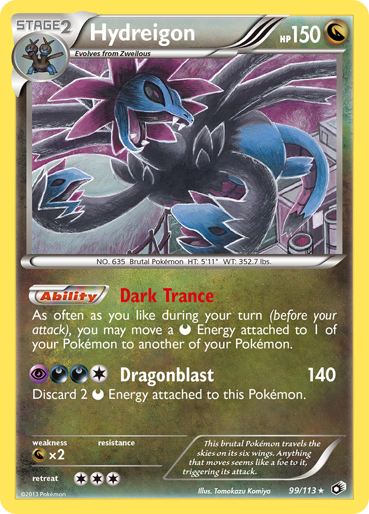 Hydreigon (99/113) [Black & White: Legendary Treasures] | Exor Games Bridgewater