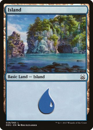 Island (28) [Duel Decks: Mind vs. Might] | Exor Games Bridgewater