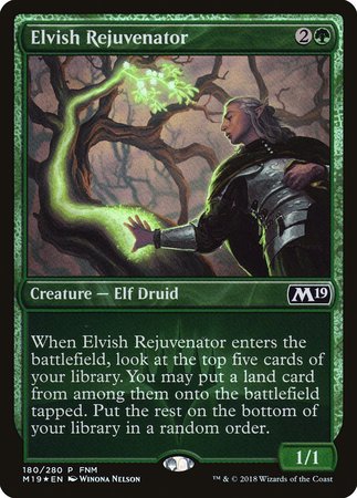 Elvish Rejuvenator [Core Set 2019 Promos] | Exor Games Bridgewater